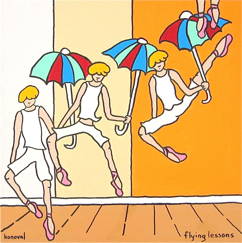 flying lessons, Karin Konoval